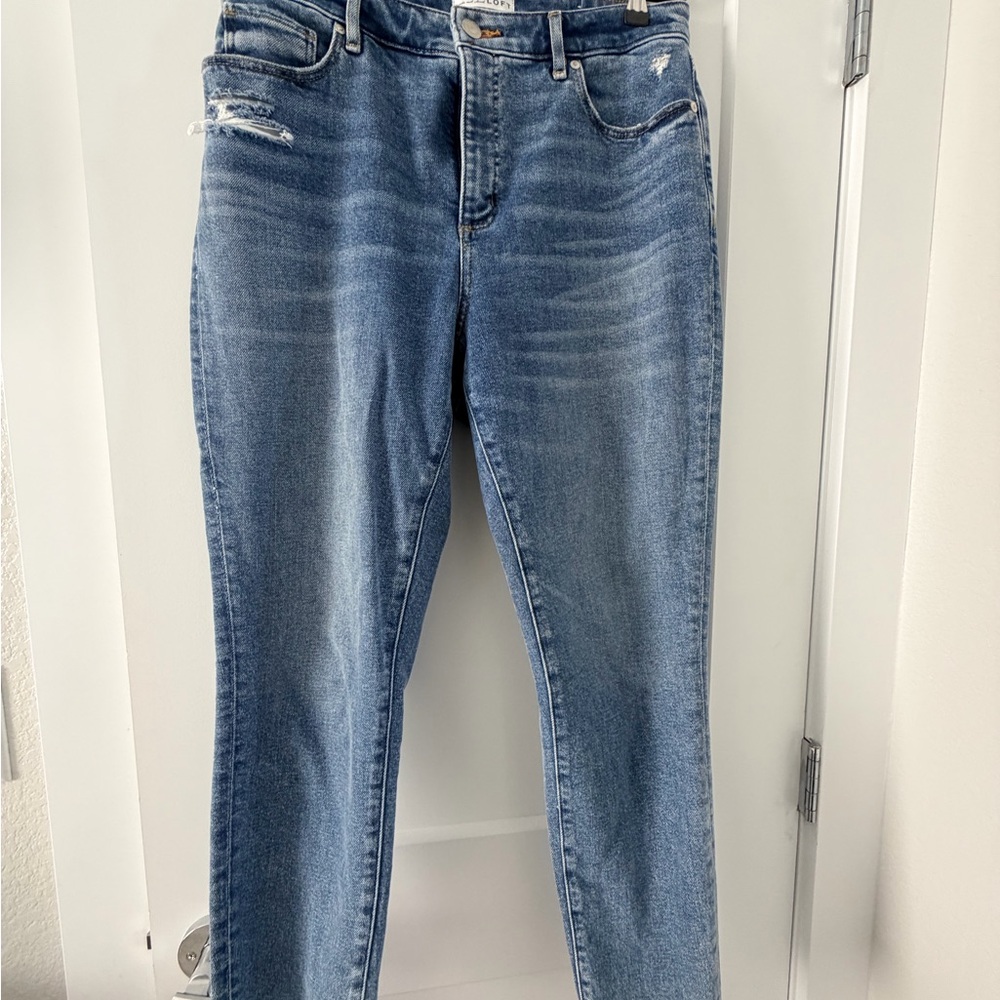 LOFT Women's Skinny Jeans in Medium Blue Wash